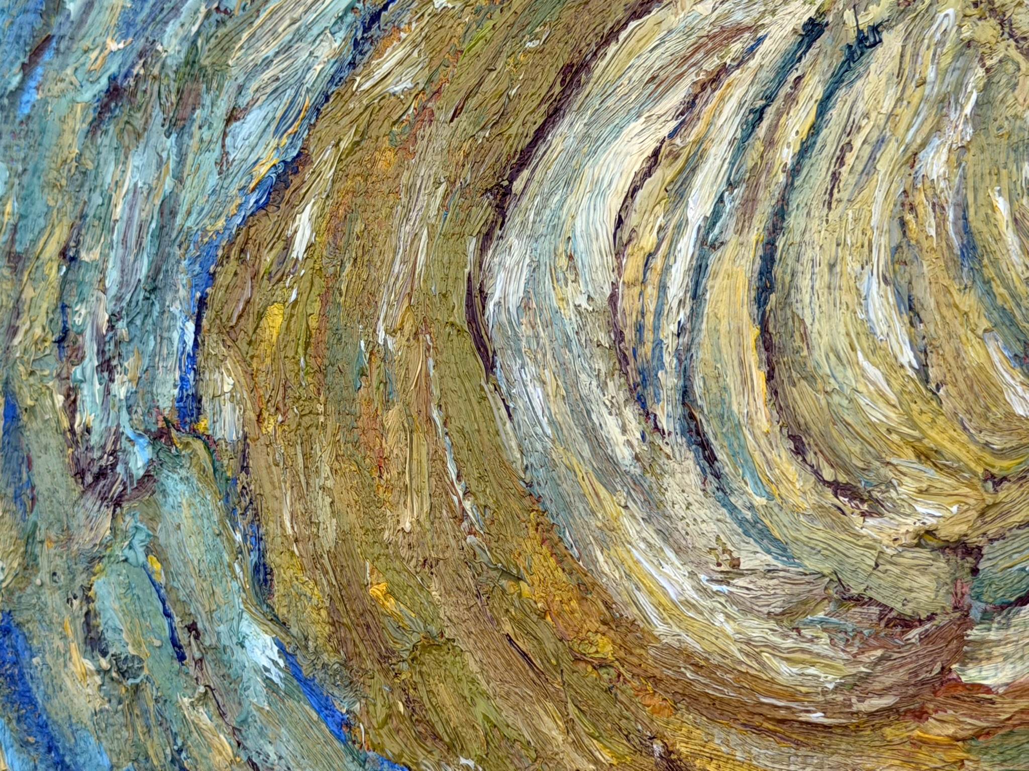 The Starry Night reproduction — Detail