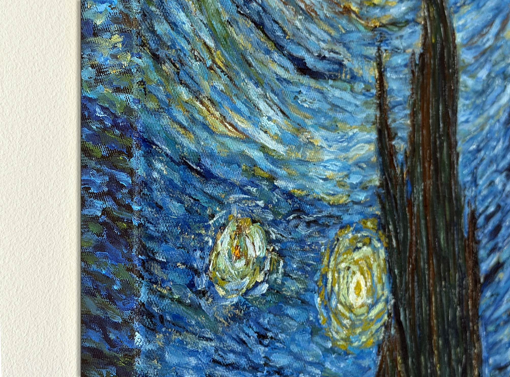 The Starry Night reproduction — Edge