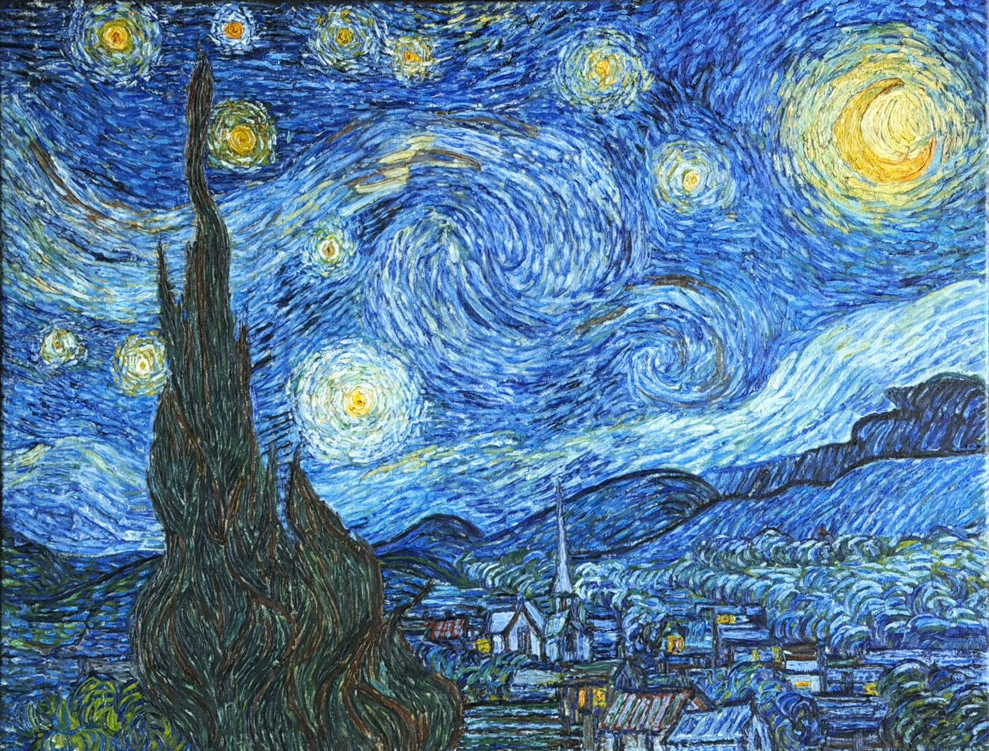 The Starry Night reproduction