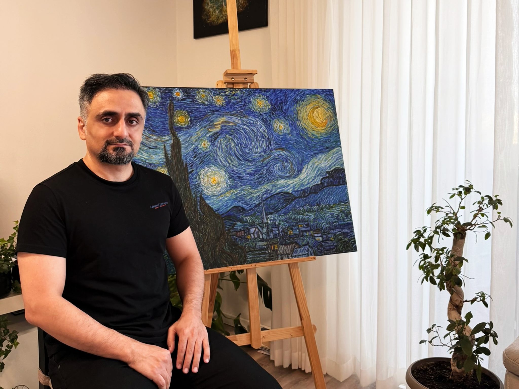 The Starry Night reproduction — Process 2